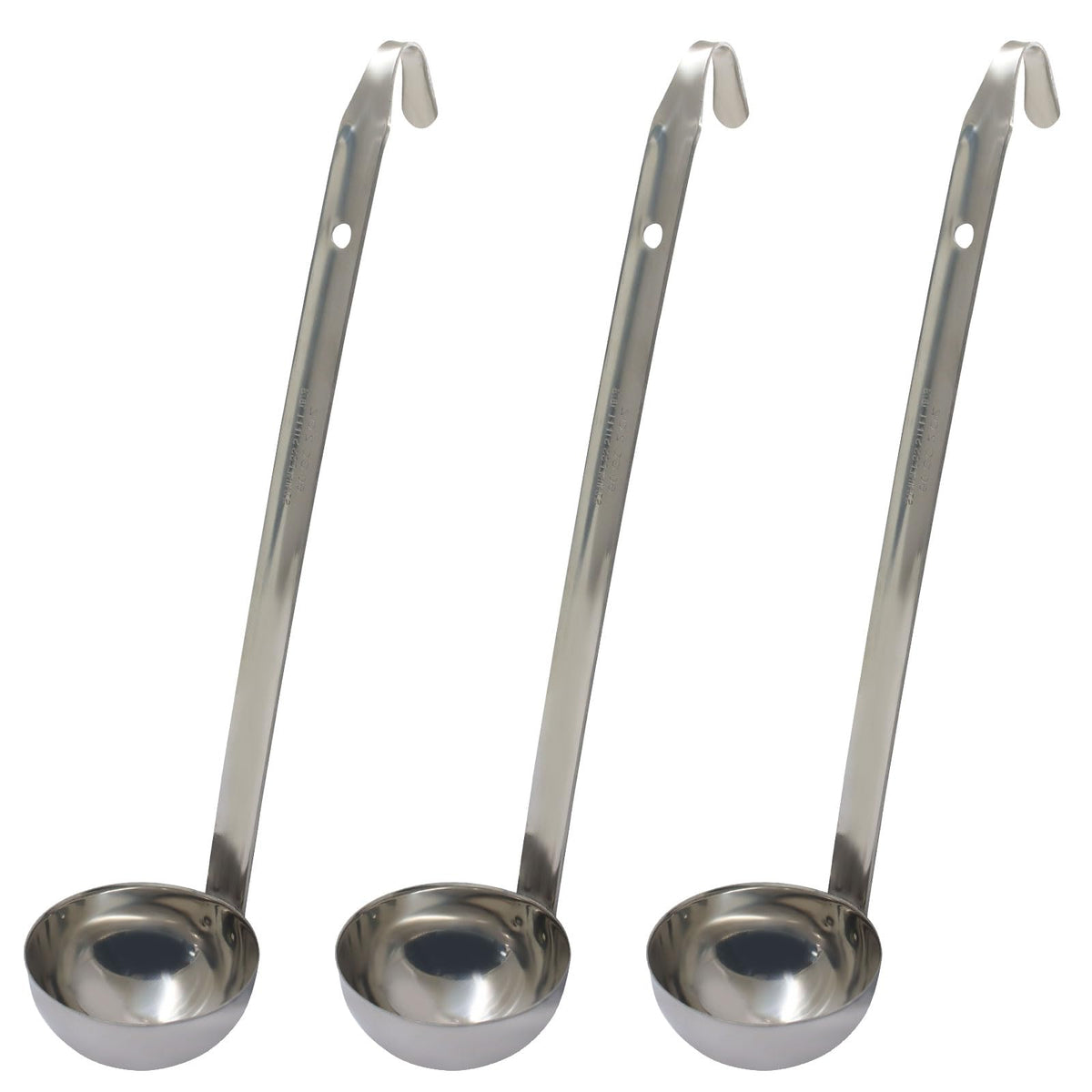 Hitefu 3 Pcs Stainless Steel Soup Ladle Set, 1 oz