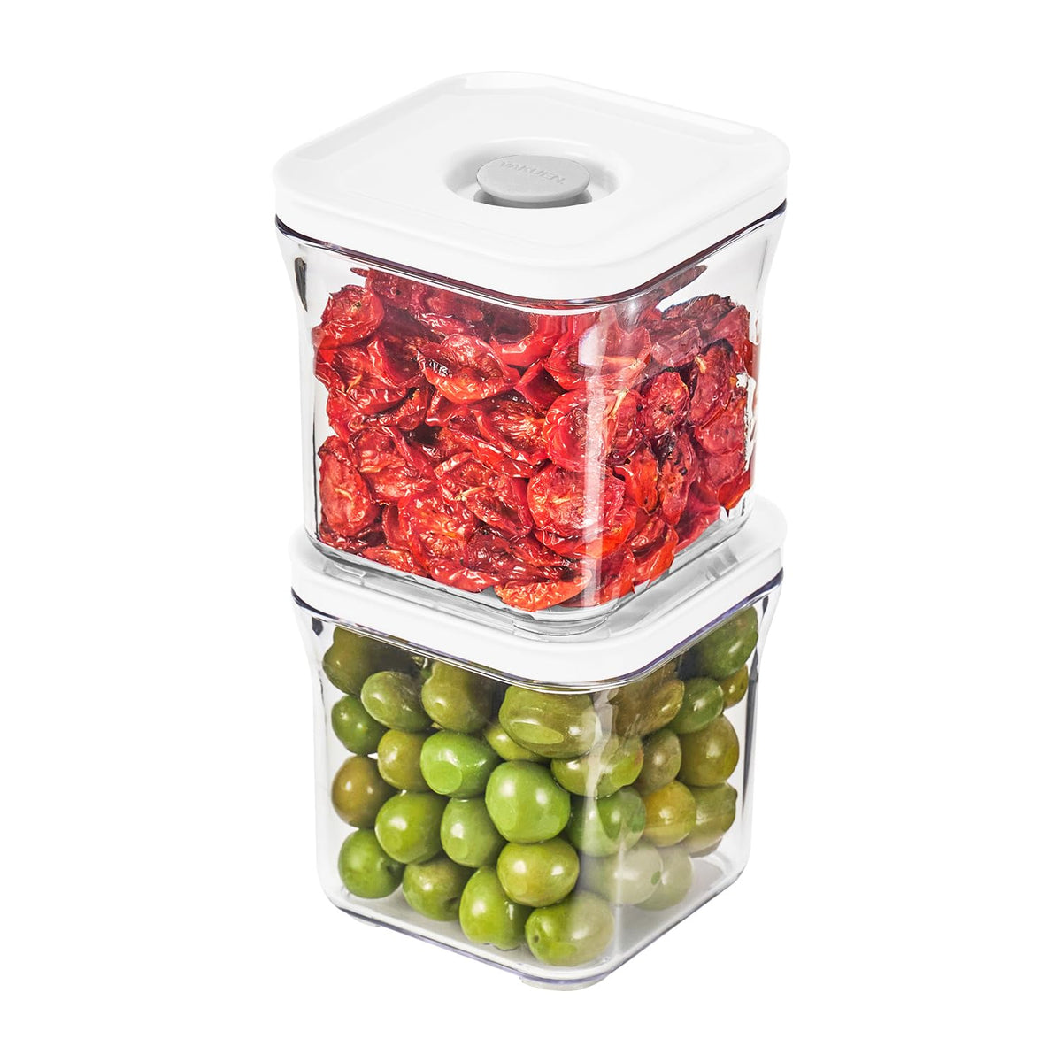 VAKUEN Premium Airtight Food Storage Containers & Vacuum Sealer Machine Starter Set, 4-piece Container with Sealer, 100% Leak Proof,Keep food fresh up to 5 times longer than non-vacuum strorage.