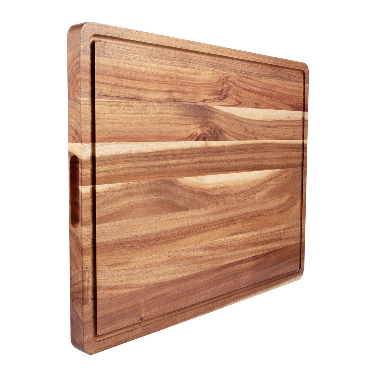 GlowSol Extra Large Acacia Wood Cutting Boards for Kitchen, 24 x 18 Inch