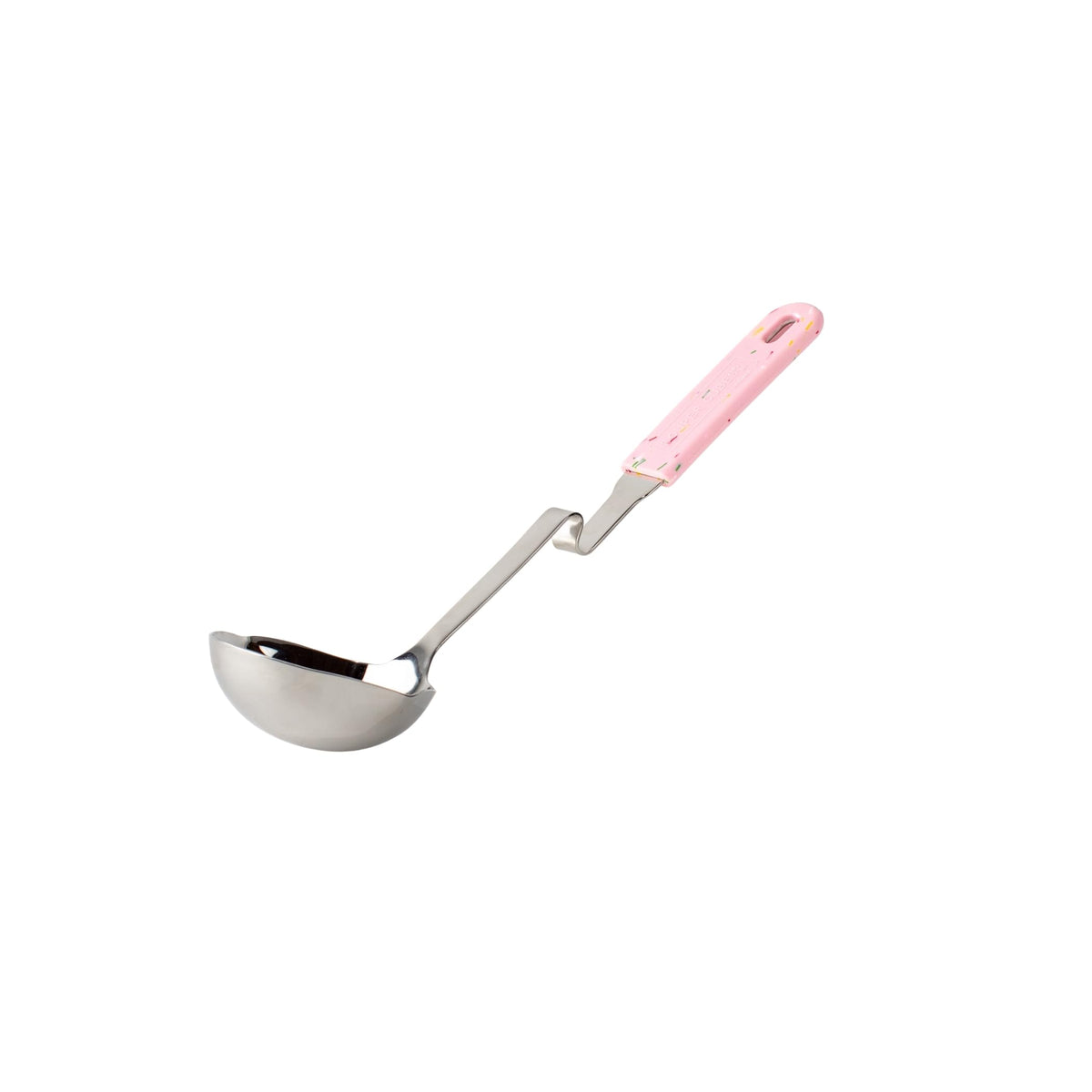 Souper Cubes Soup Ladle Stainless Steel with Patented Pot Hook, Blueberry
