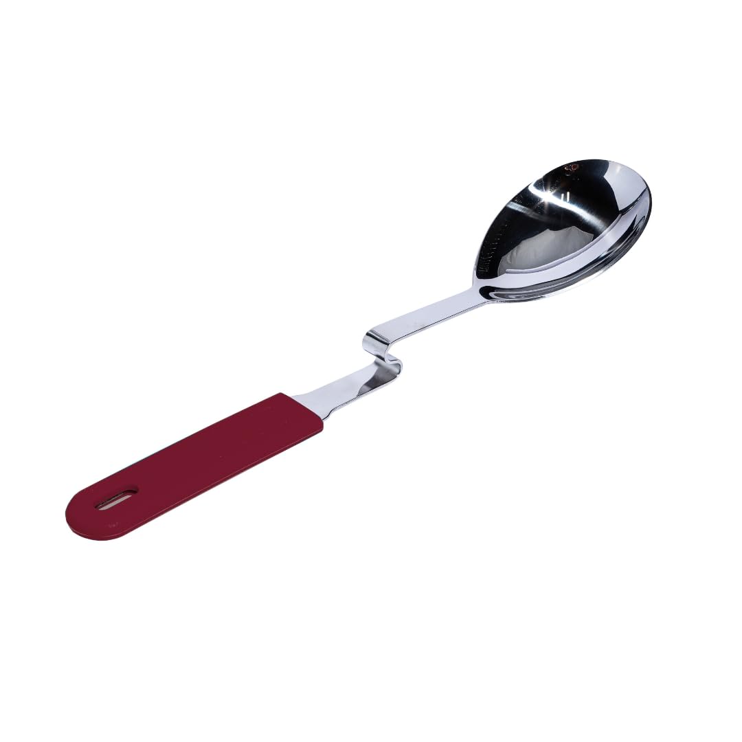 Souper Cubes Soup Ladle Stainless Steel with Patented Pot Hook, Blueberry