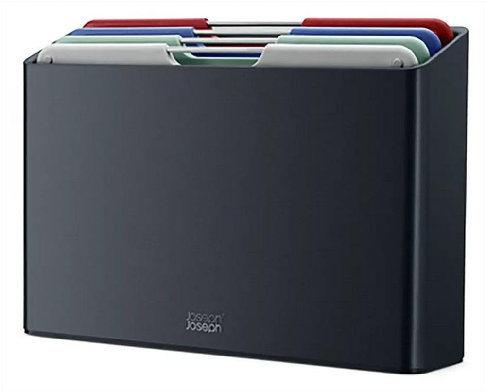 Joseph Joseph Folio Chopping Board Set of 4, Large- Silver/Coast