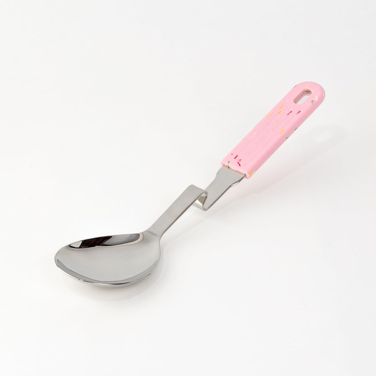 Souper Cubes Soup Ladle Stainless Steel with Patented Pot Hook, Blueberry