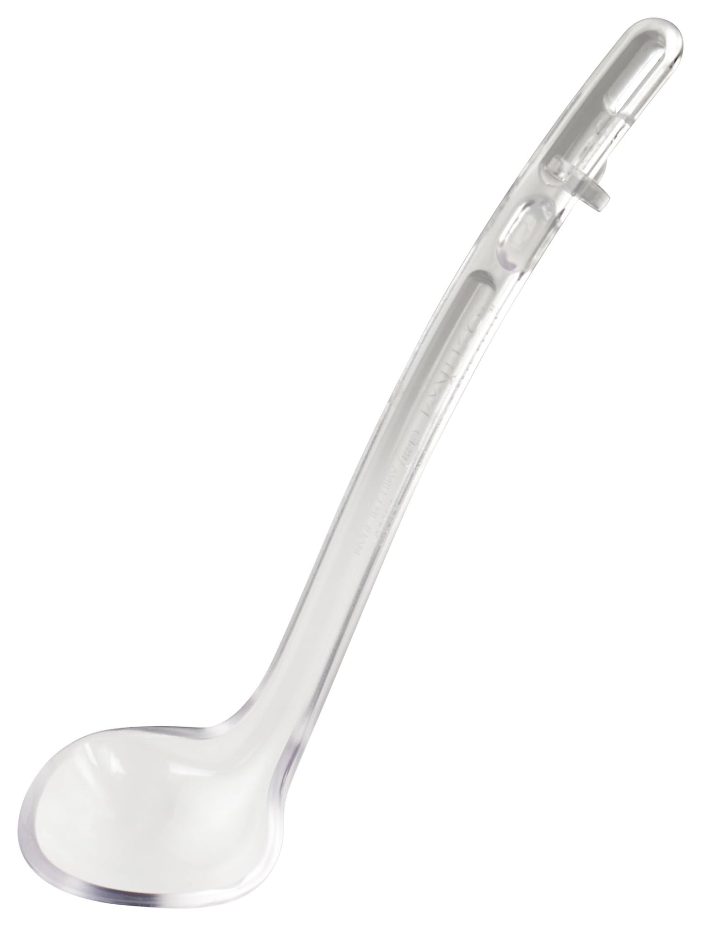 Winco 16 oz Red One Piece Stainless Steel Ladle