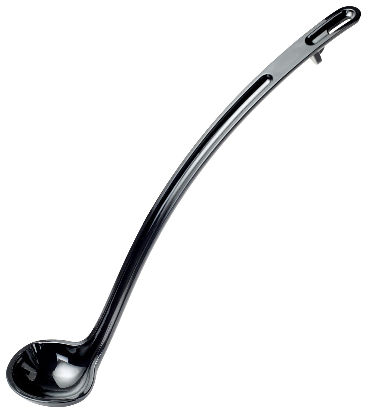 Winco 16 oz Red One Piece Stainless Steel Ladle