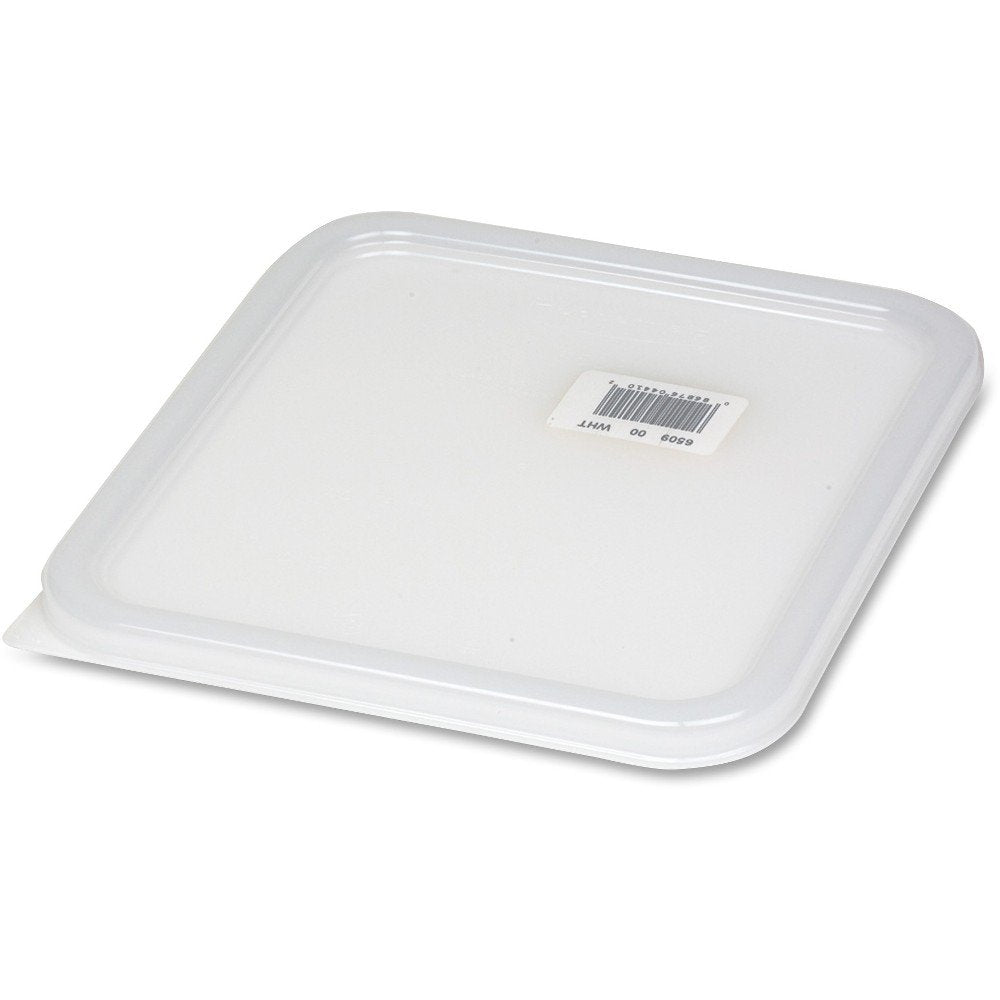 Rubbermaid Commercial Products Space Saving Square Food Storage Container 12 Quart Clear for Kitchen/Sous Vide/Meal Prep