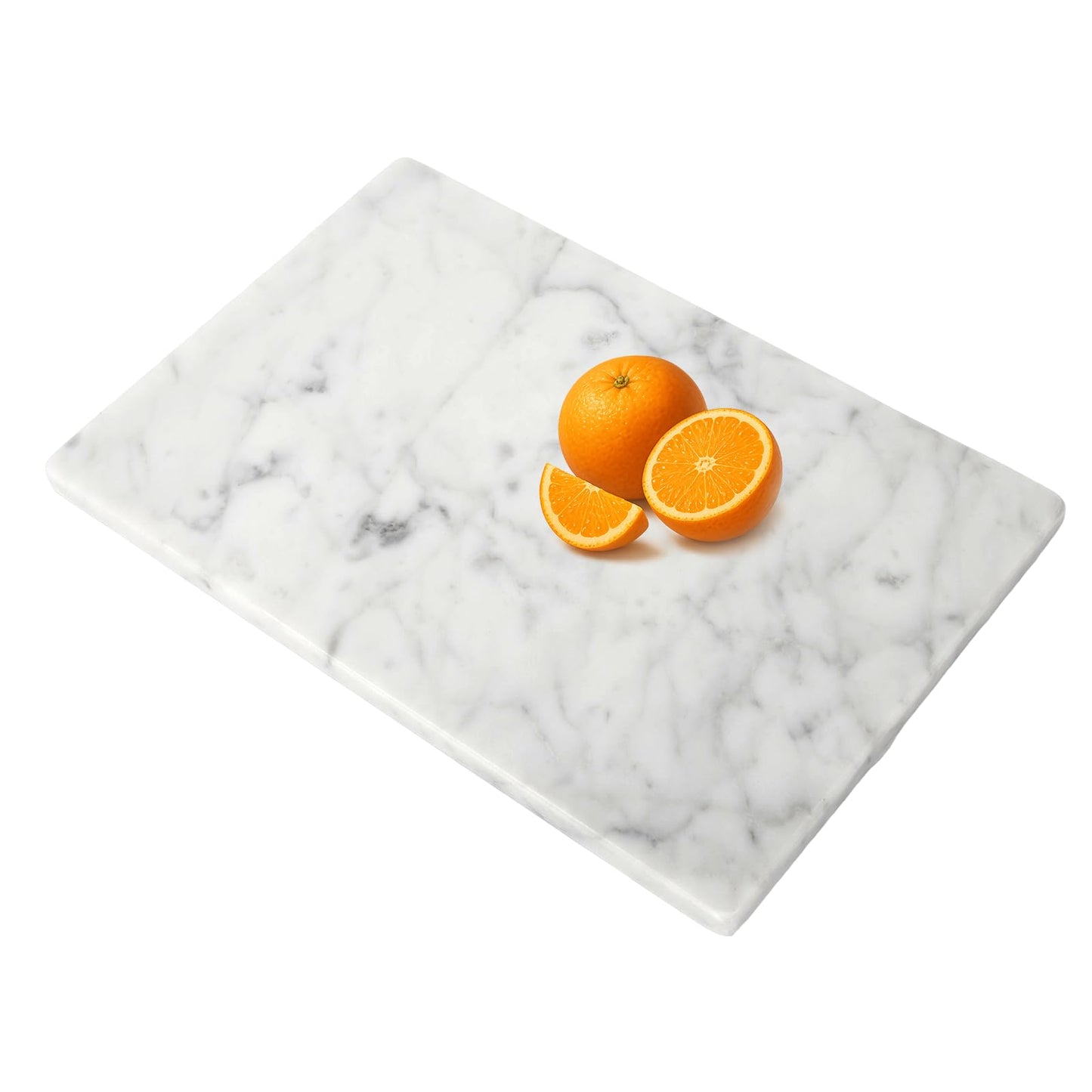Marble Cutting Board for Kitchen 12×8 Inch Italian Carrara White