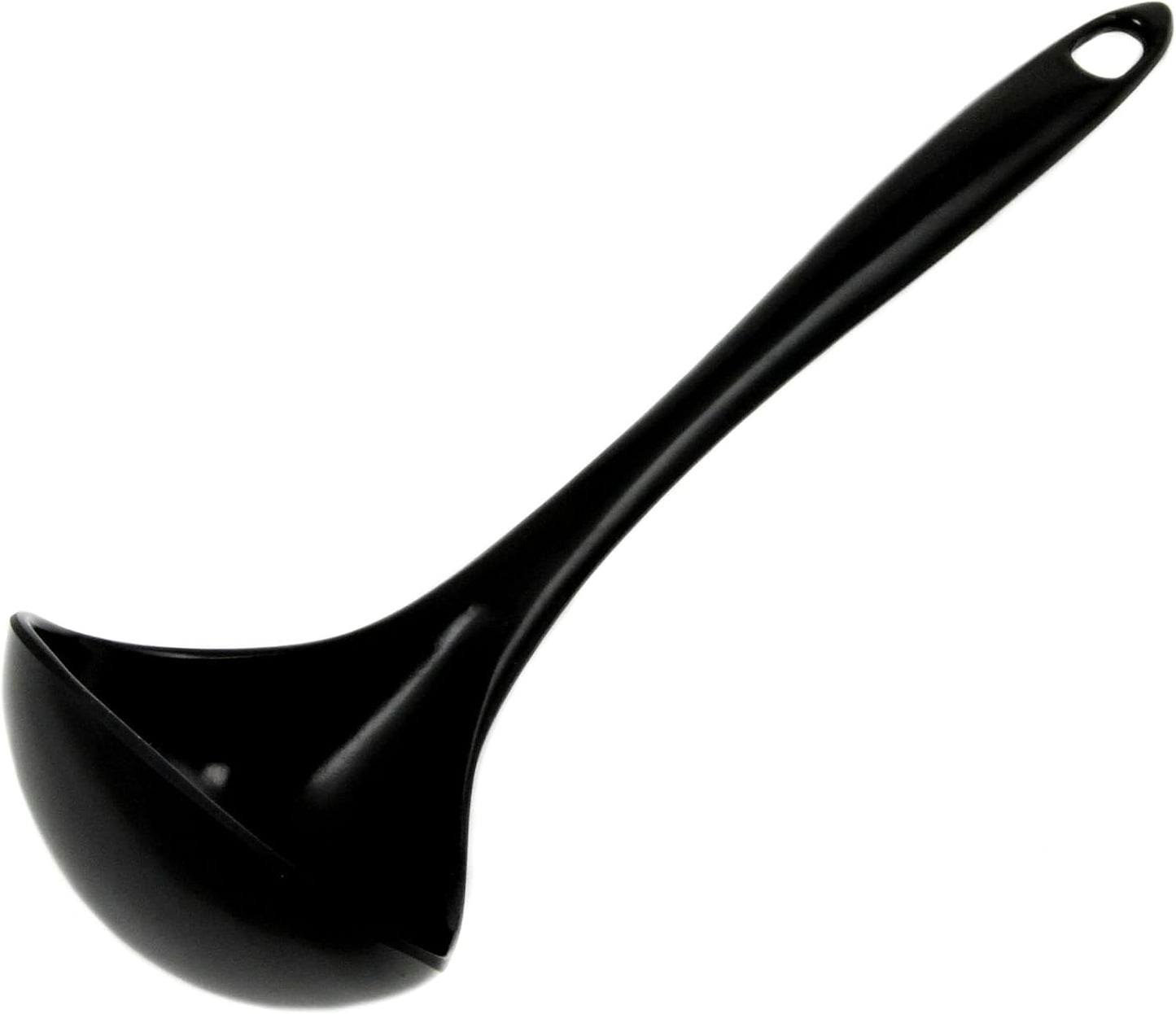 Chef Craft Basic Melamine Cooking Ladle, 10.5 Inch, White