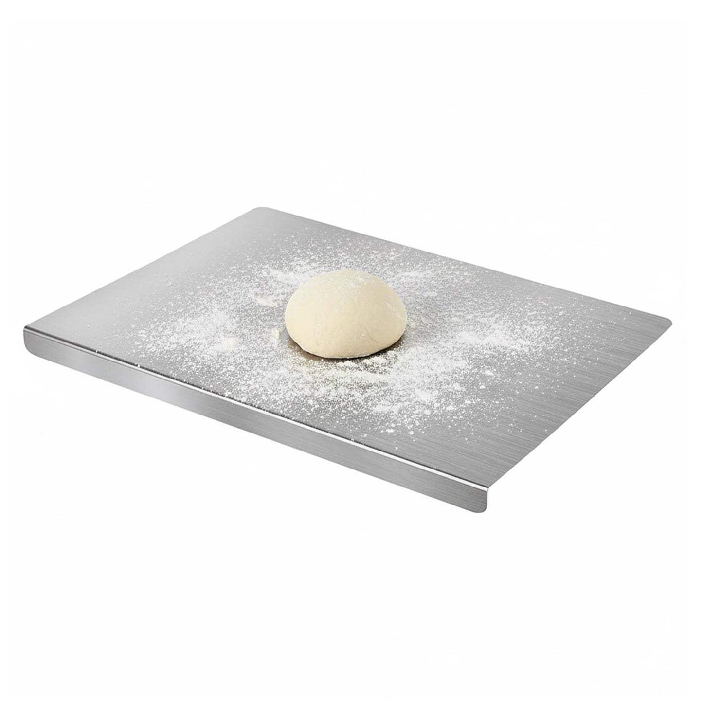 Sakerplus Stainless Steel Kitchen Cutting Board with Lip