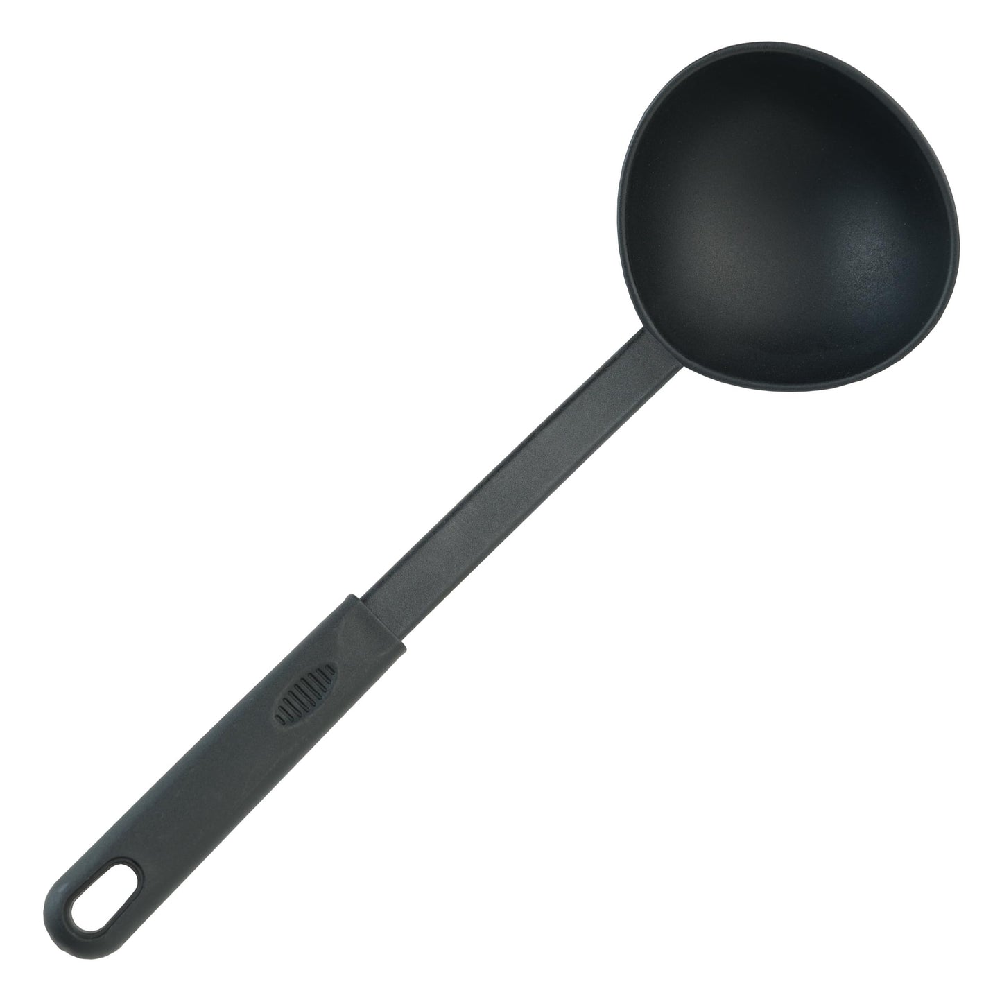 Winco 16 oz Red One Piece Stainless Steel Ladle