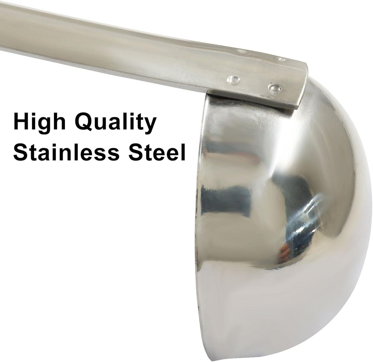 Hitefu 3 Pcs Stainless Steel Soup Ladle Set, 1 oz