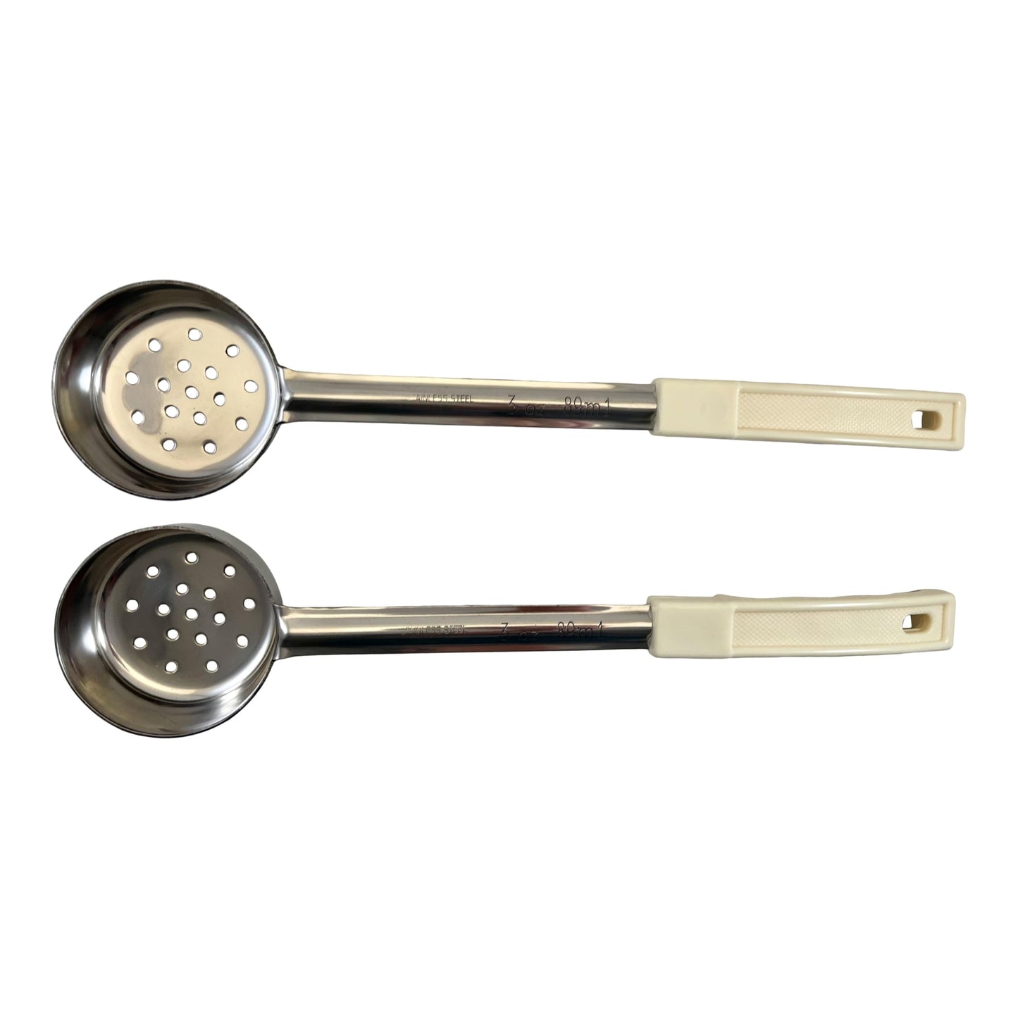 4 oz Solid Stainless Steel Portion Control Ladle Spoodle - [Pack of 2]