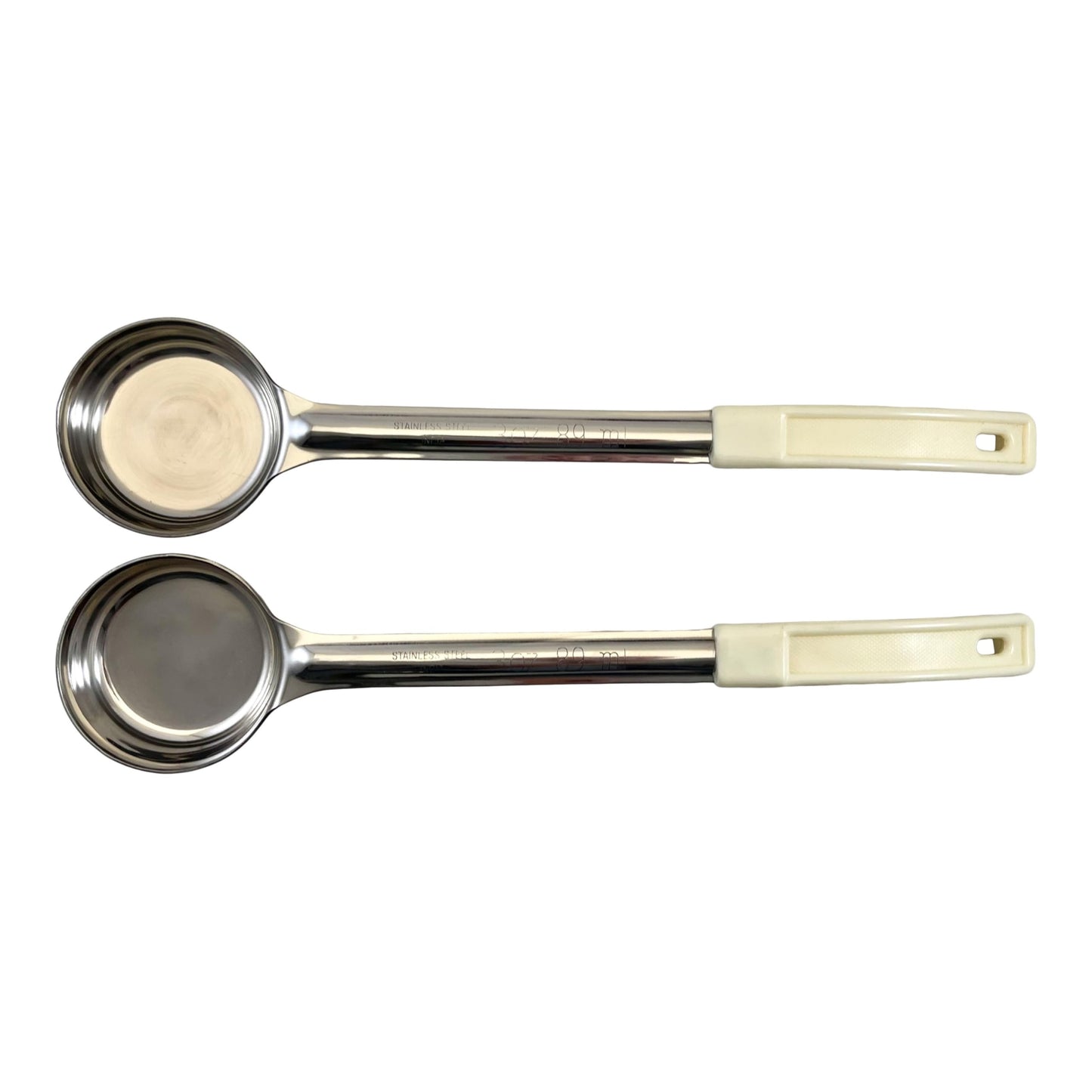 4 oz Solid Stainless Steel Portion Control Ladle Spoodle - [Pack of 2]