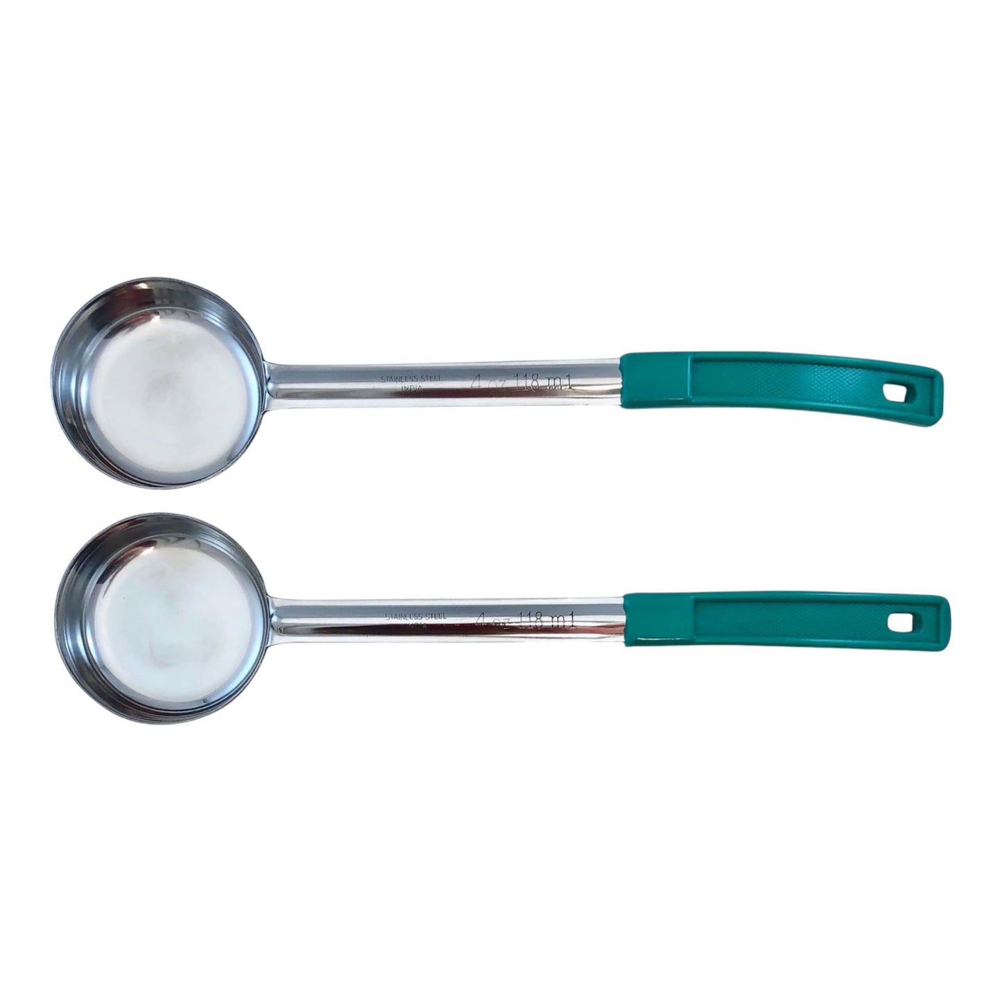 4 oz Solid Stainless Steel Portion Control Ladle Spoodle - [Pack of 2]