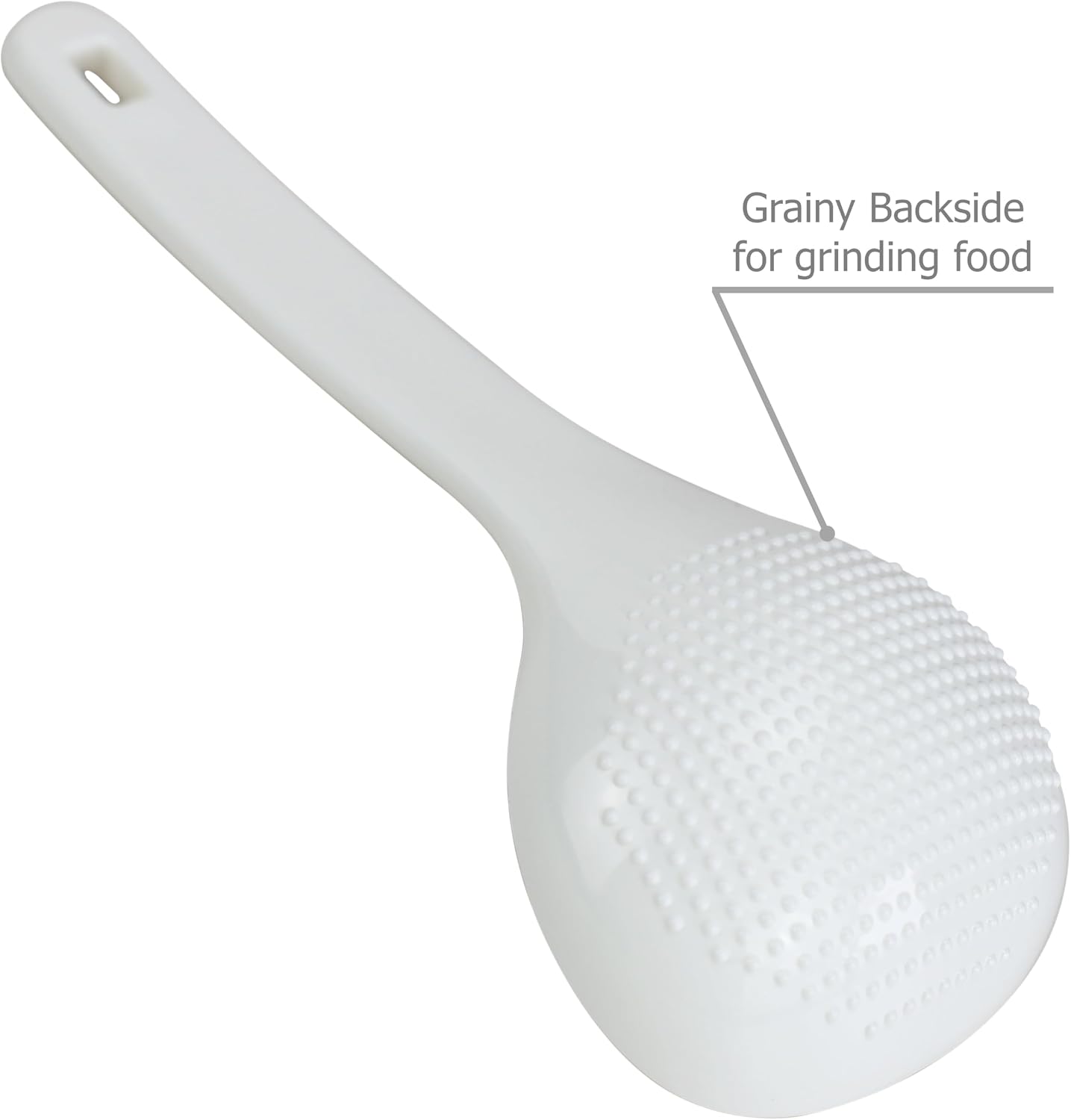 EIKS 2 Pack Plastic Soup Ladle Serving Spoon, 7.5 inch Long