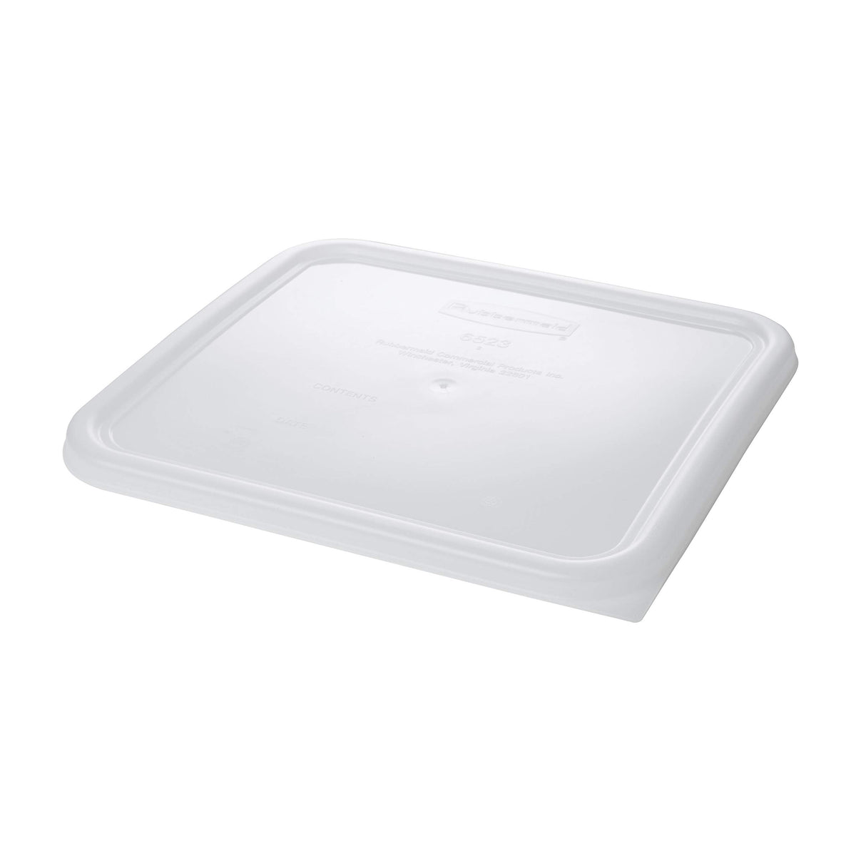 Rubbermaid Commercial Products Space Saving Square Food Storage Container 12 Quart Clear for Kitchen/Sous Vide/Meal Prep