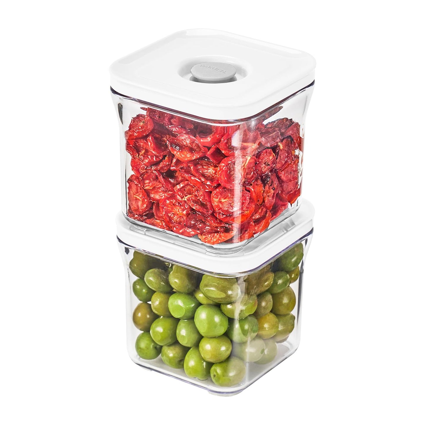 VAKUEN Premium Airtight Food Storage Containers & Vacuum Sealer Machine Starter Set, 4-piece Container with Sealer, 100% Leak Proof,Keep food fresh up to 5 times longer than non-vacuum strorage.