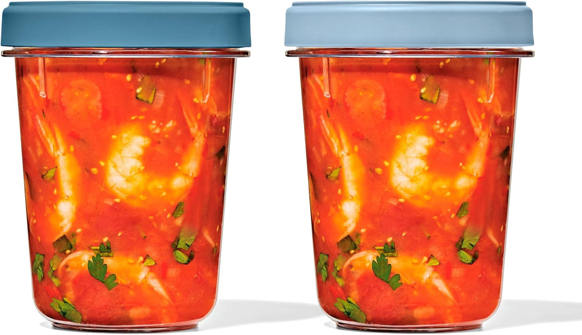 OXO Good Grips Twist & Stack Food Storage Container - 32 oz - 2 Pack
