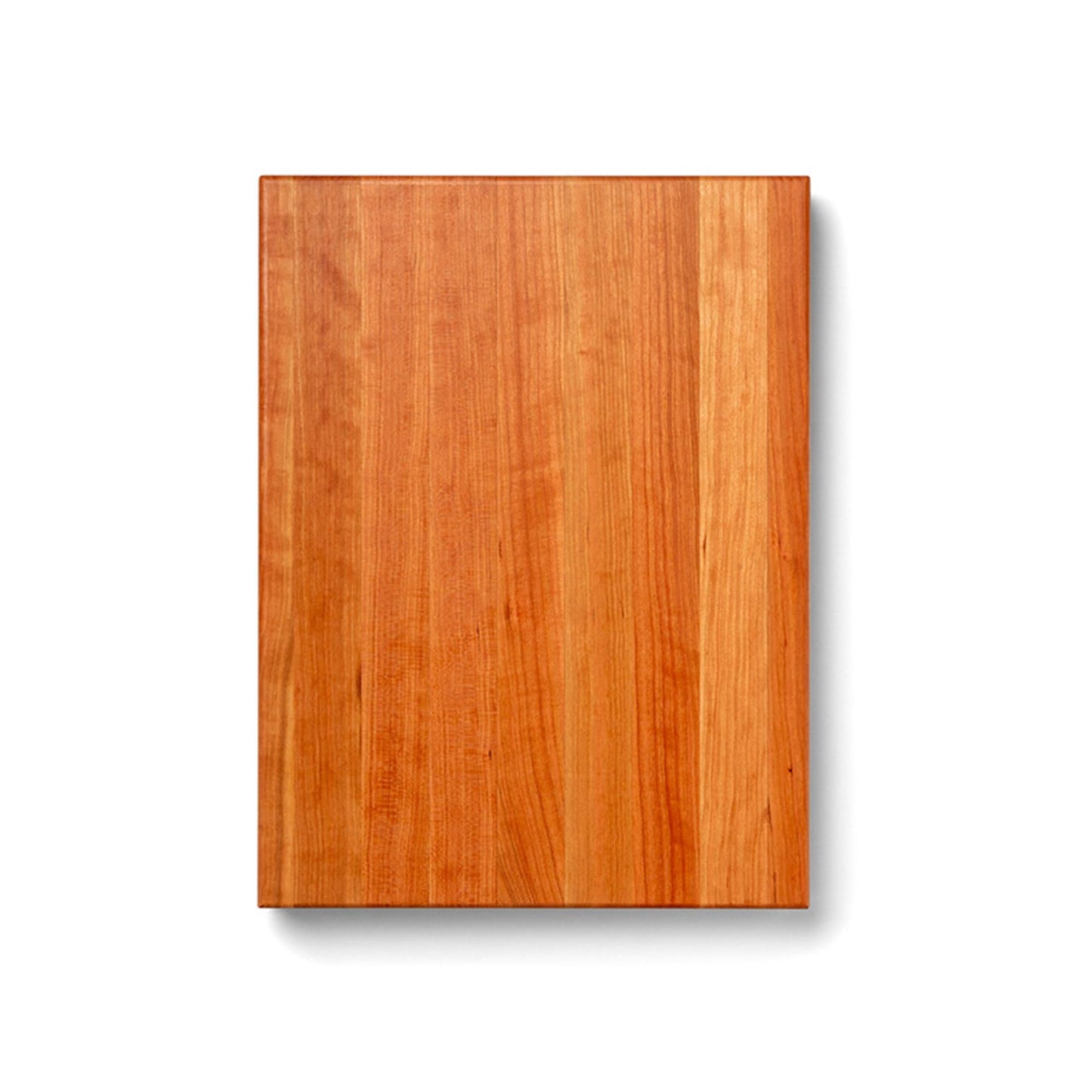 John Boos Handle Boards Series Rectangular Wooden Maple Cutting Board 24”x18” – 2.25” Thick, 30-lb Reversible Butcher Block with Juice Groove, Edge-Grain & Metal Handles – Made in the USA
