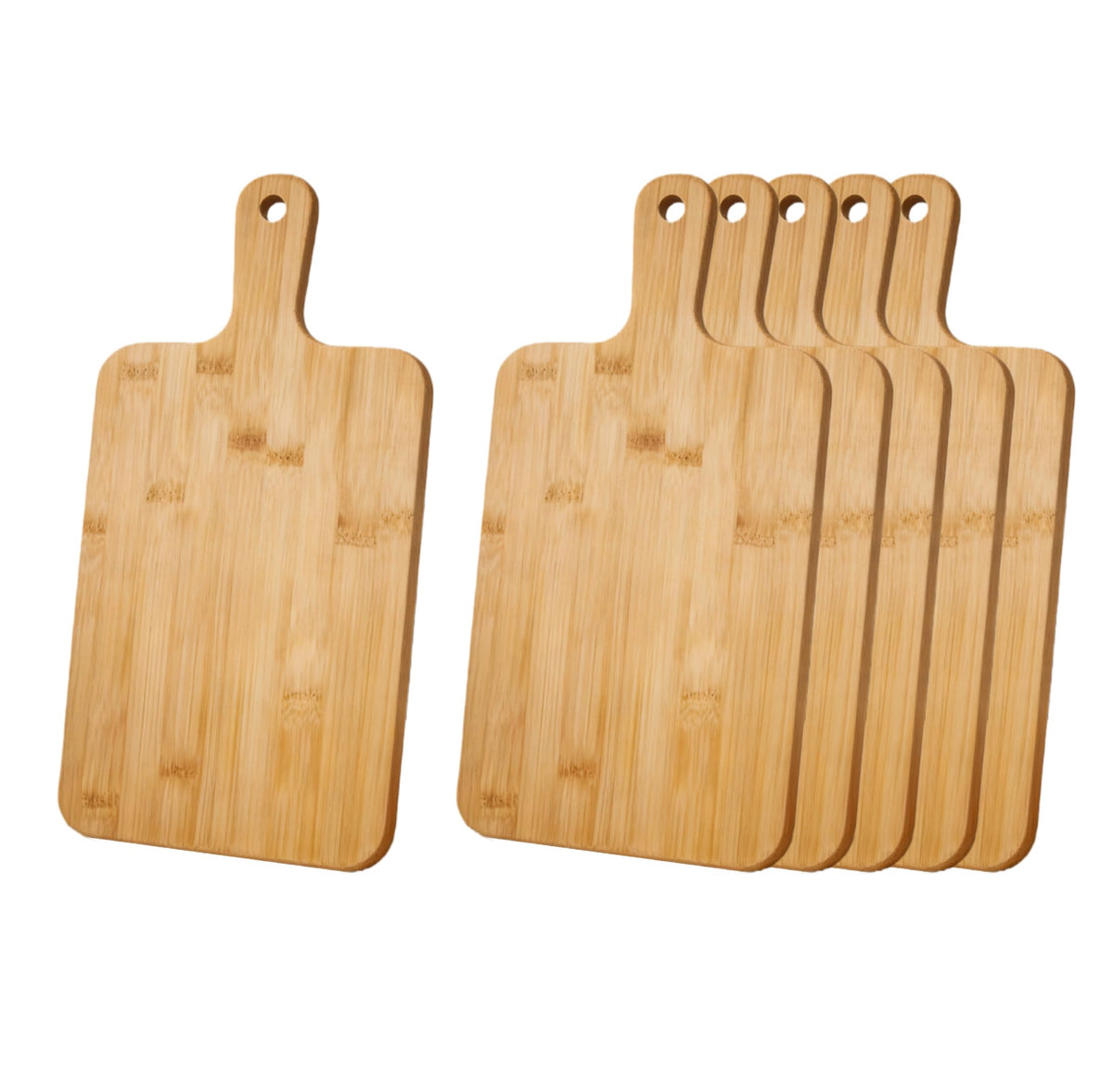 ZeQi Acacia Wood Cutting Board with Handle 13.7''X7'', Charcuterie Board, Serving Board for Cheese, Bread, Meat, Vegetables & Fruits, Natural Wooden Chopping Board for Kitchen