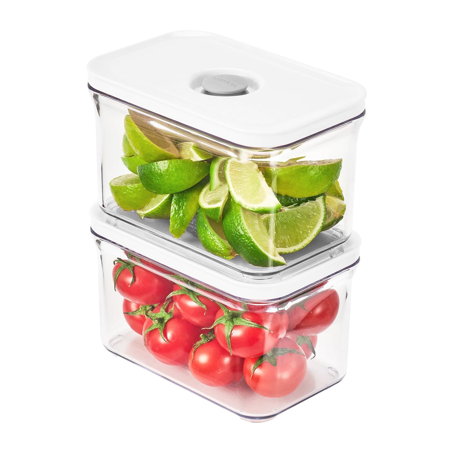 VAKUEN Premium Airtight Food Storage Containers & Vacuum Sealer Machine Starter Set, 4-piece Container with Sealer, 100% Leak Proof,Keep food fresh up to 5 times longer than non-vacuum strorage.