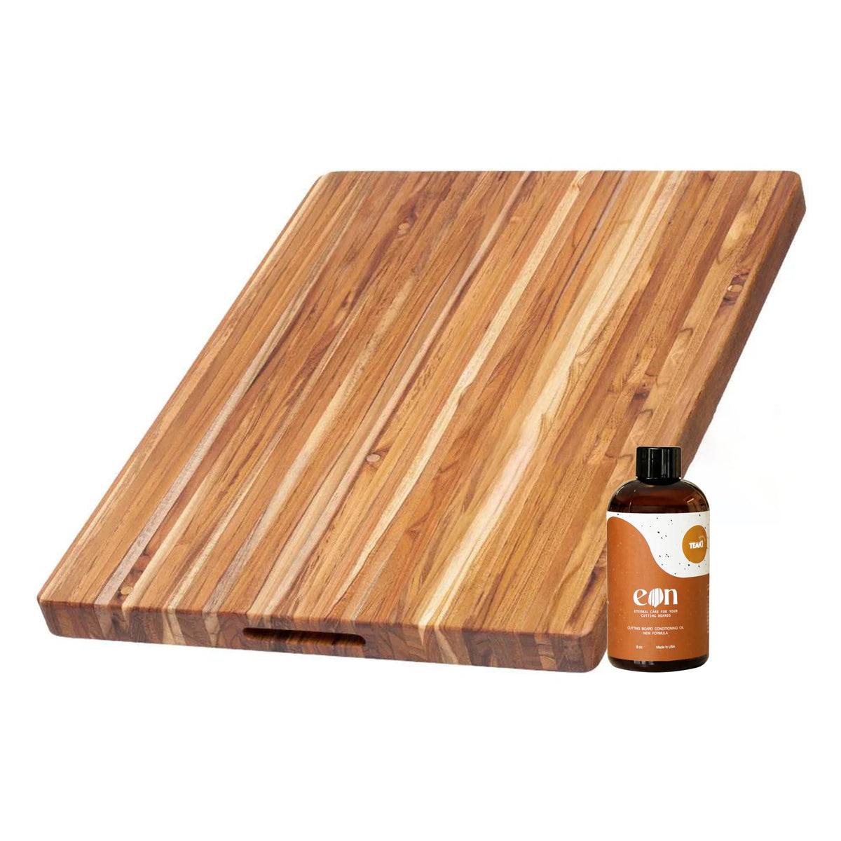 Teakhaus Cutting Board - Extra Large (XL) Teak Wood Cutting Board 24”L x 18”W x 1.5” Thick - Sustainably Harvested and FSC Certified - Knife Friendly with Natural Oil Finish