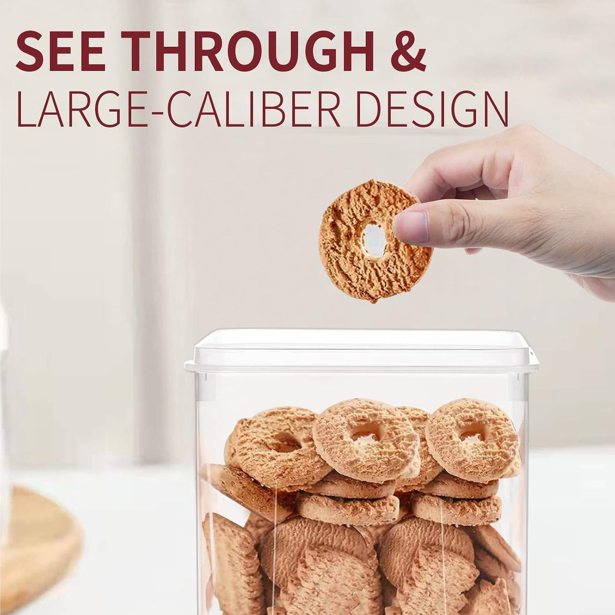 PRAKI 10 PCS Flour Sugar Storage Containers for Organizers and Storage