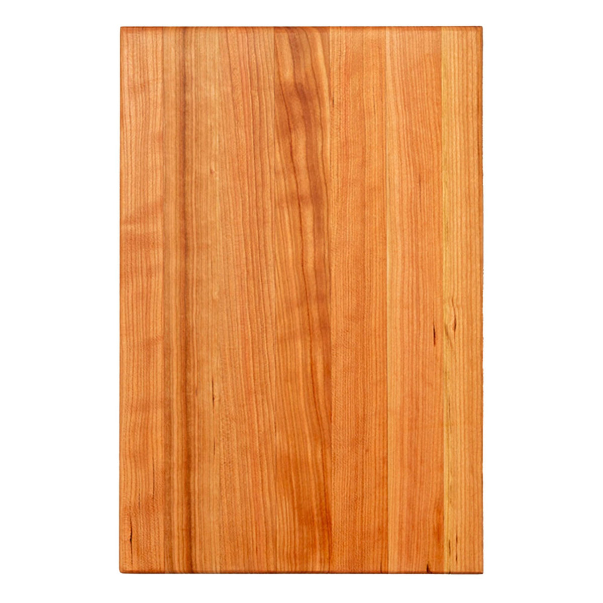 John Boos Handle Boards Series Rectangular Wooden Maple Cutting Board 24”x18” – 2.25” Thick, 30-lb Reversible Butcher Block with Juice Groove, Edge-Grain & Metal Handles – Made in the USA