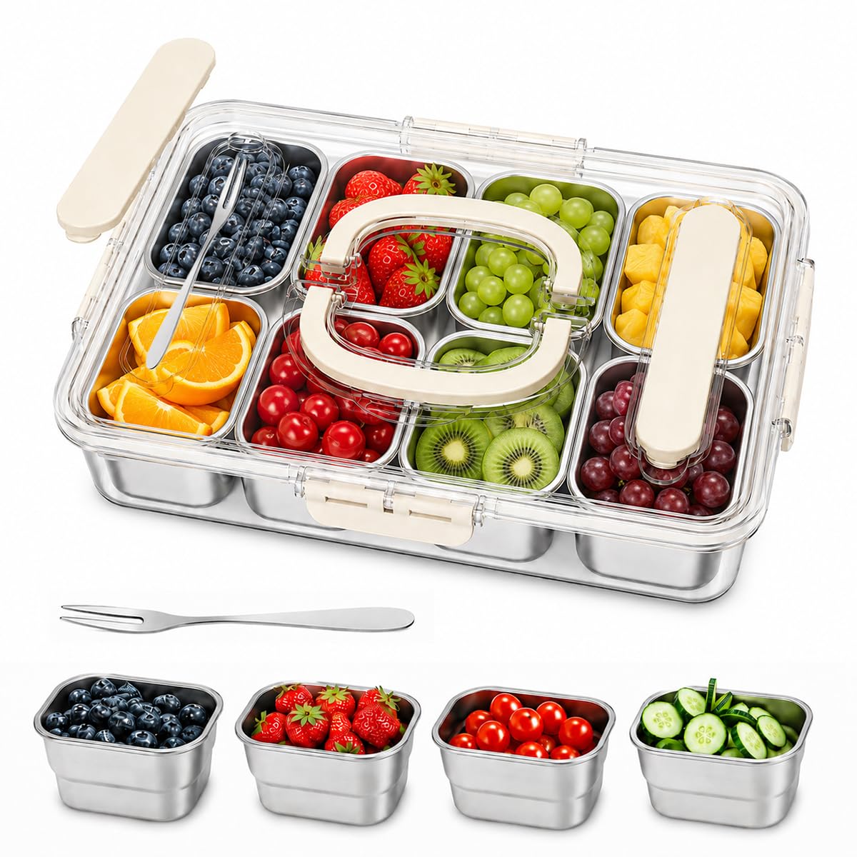 Ankou Airtight Food Storage Container with Pop Lid & 130ml Scoop, 4L/4.2qt *4 BPA-Free Cereal, Rice, Flour, Pasta & Snack Container, Stackable & Durable,Kitchen Pantry Organizer