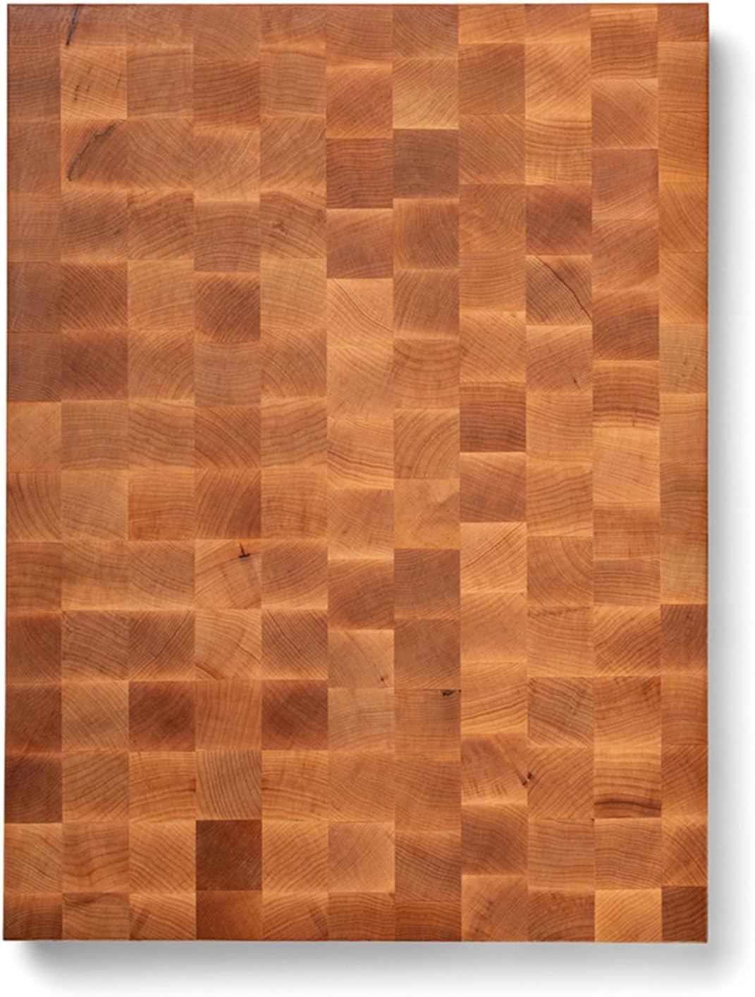 John Boos CCB Series Rectangular Wooden Maple Cutting Board 24”x18” – 2.25” Thick, 30-lb Reversible Butcher Block with End-Grain & Finger Grips – Made in the USA