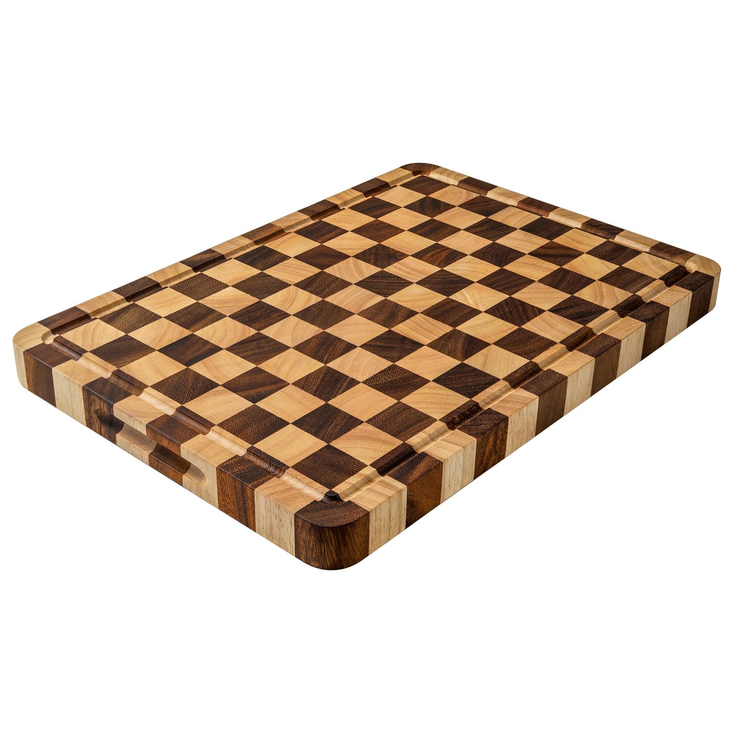 Checkered Cutting Board Set, Walnut Wood Cutting Boards for Kitchen