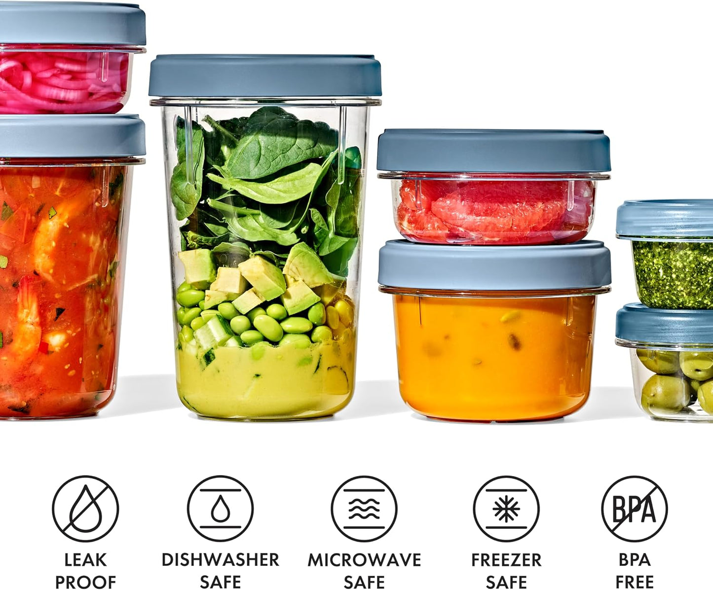 OXO Good Grips Twist & Stack Food Storage Container - 32 oz - 2 Pack