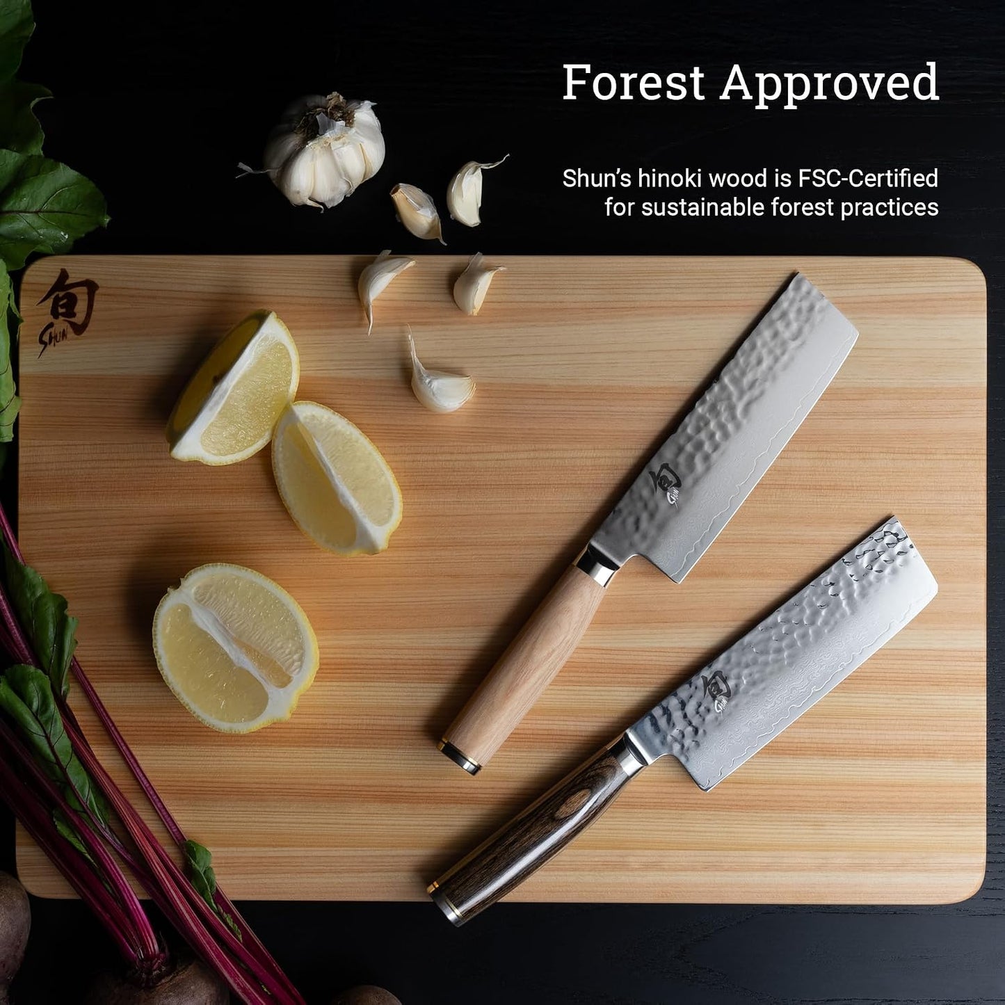 Shun Cutlery Medium Hinoki Cutting Board