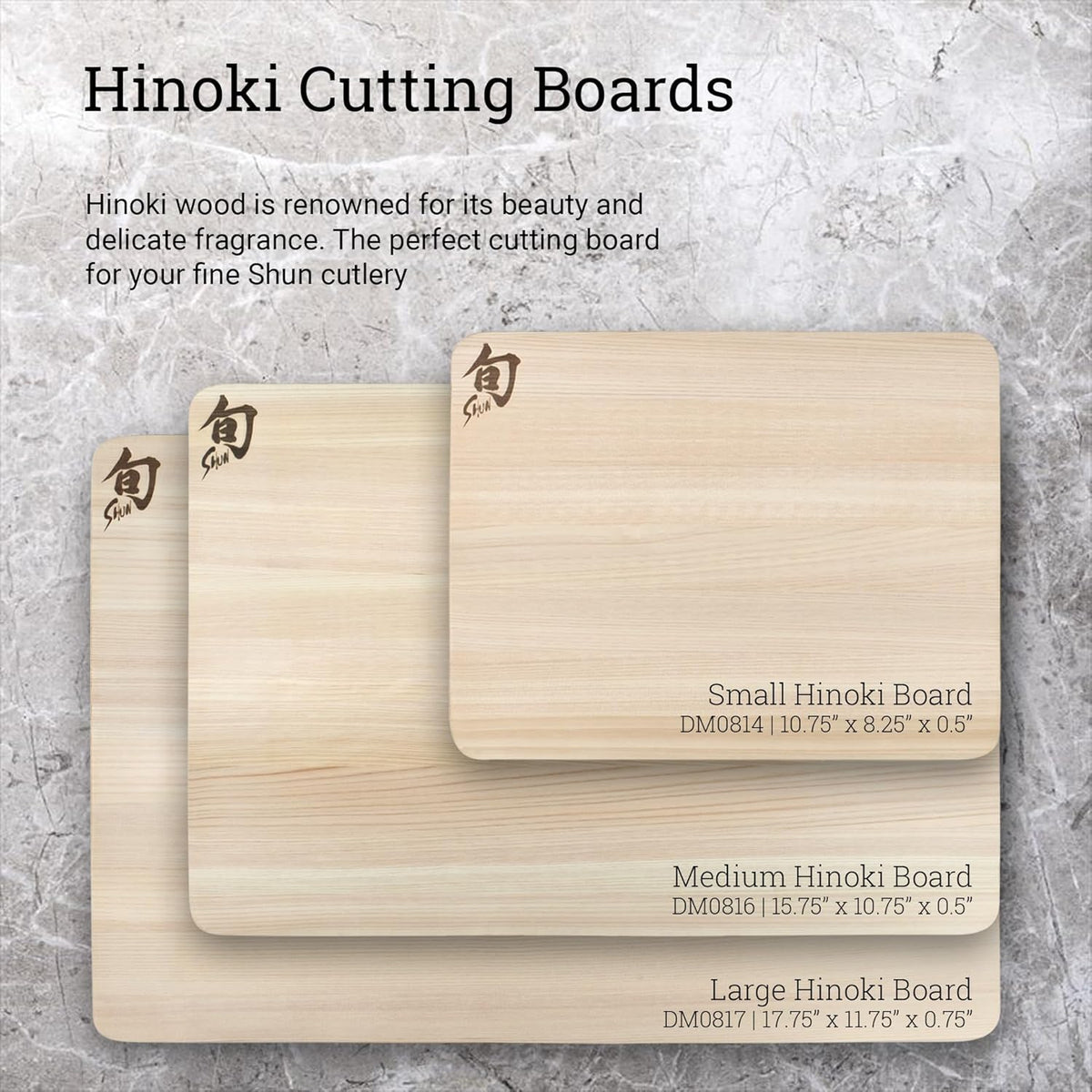 Shun Cutlery Medium Hinoki Cutting Board