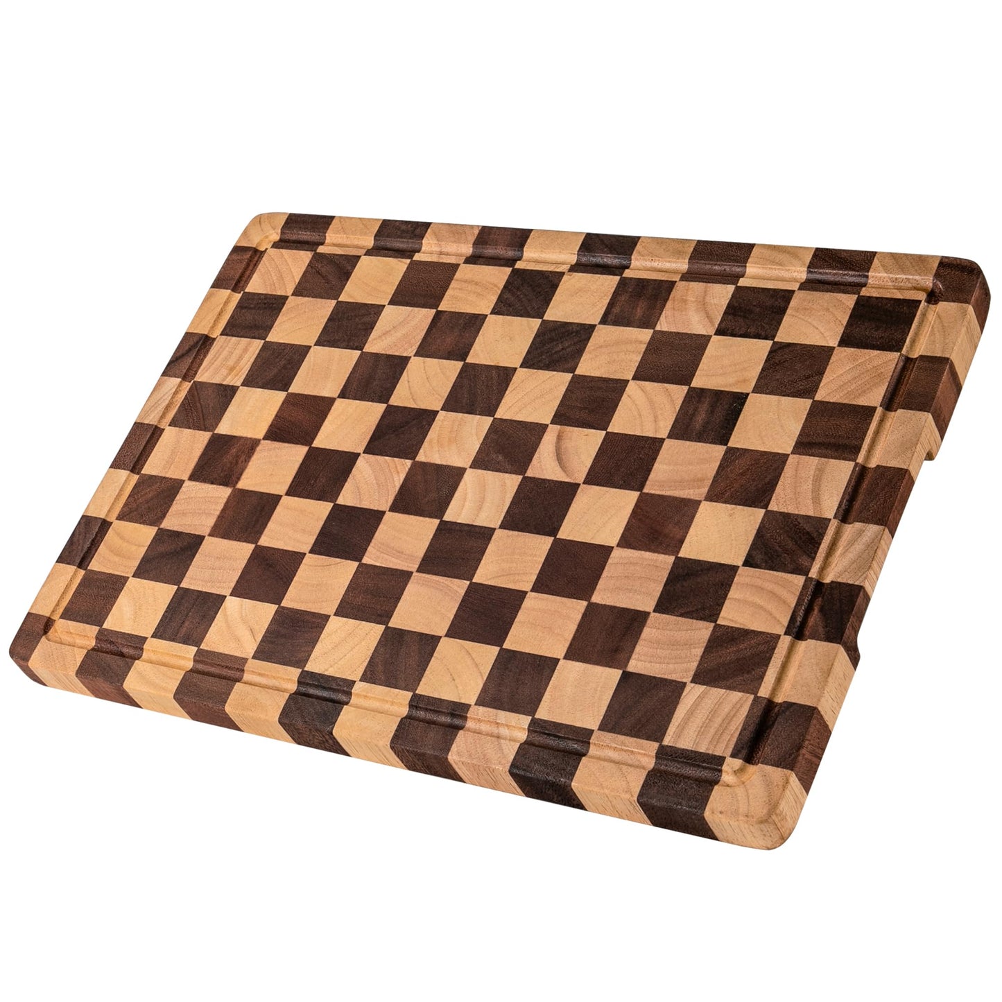 Checkered Cutting Board Set, Walnut Wood Cutting Boards for Kitchen