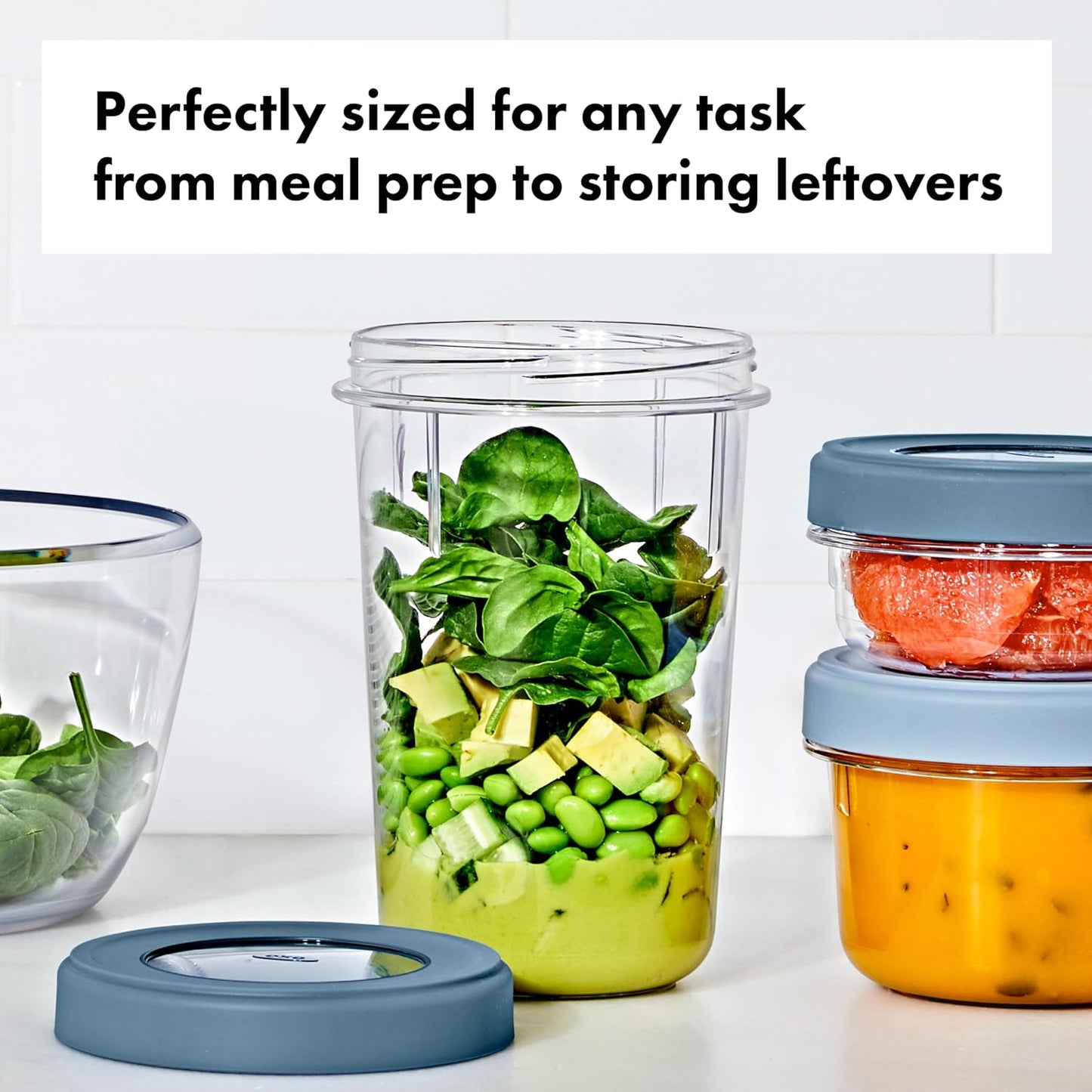 OXO Good Grips Twist & Stack Food Storage Container - 32 oz - 2 Pack