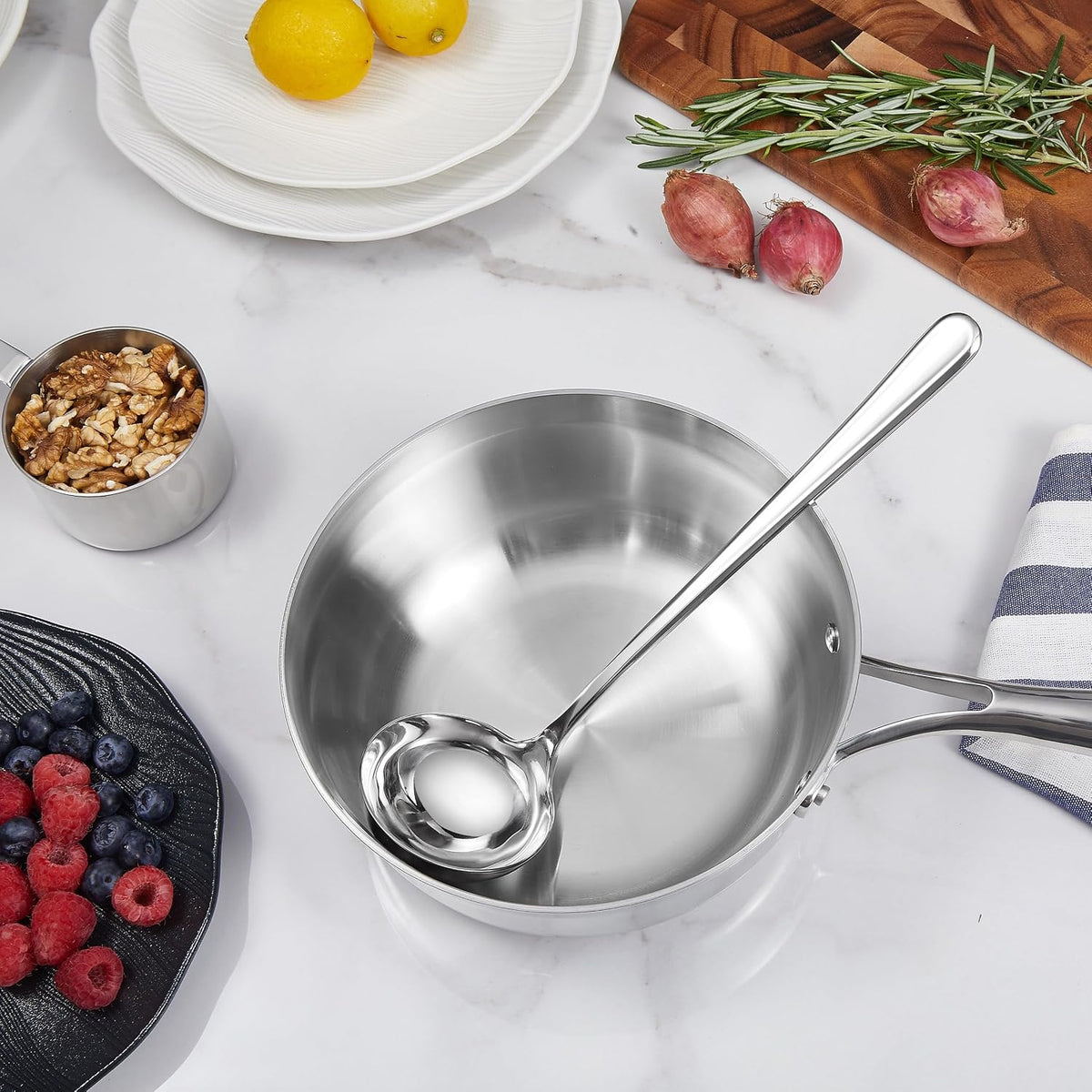 KEAWELL Premium Verona 11-Inch Soup Ladle (1, 11" Soup Ladle)