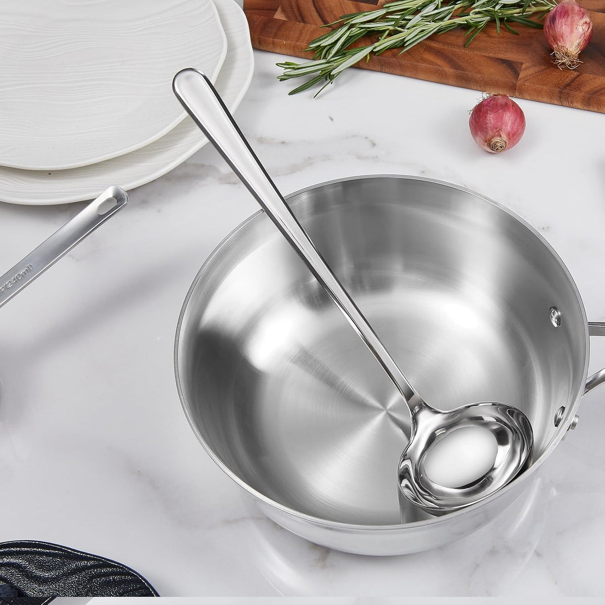 KEAWELL Premium Verona 11-Inch Soup Ladle (1, 11" Soup Ladle)