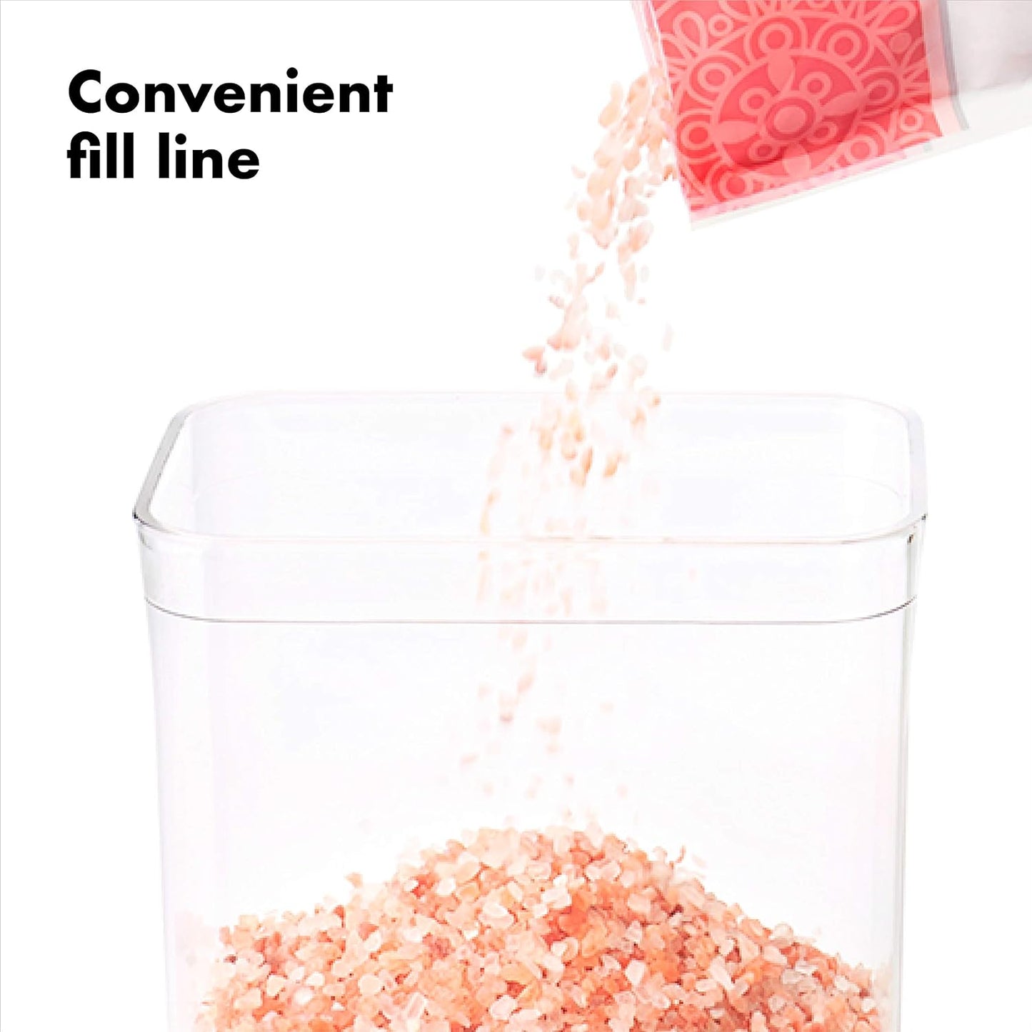 OXO Good Grips POP Small Square Airtight Food Storage Containers, 3-Piece