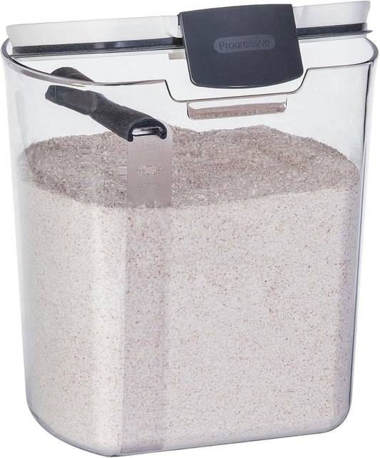 ProKeeper Flour Storage Container with Airtight Lid, 4-Quart Capacity