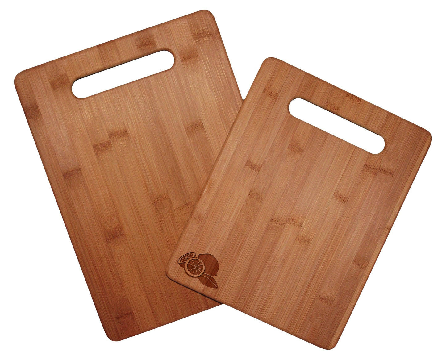 Totally Bamboo Cutting Board Set, 2 Reversible Cutting Boards for Kitchen