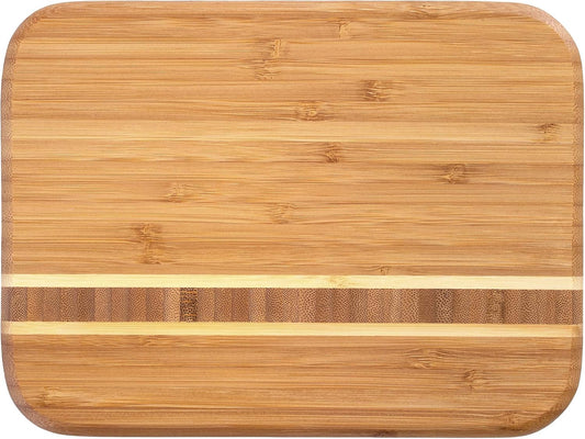 Totally Bamboo Barbados Small Bamboo Cutting Board, 9 x 6.5 Inches