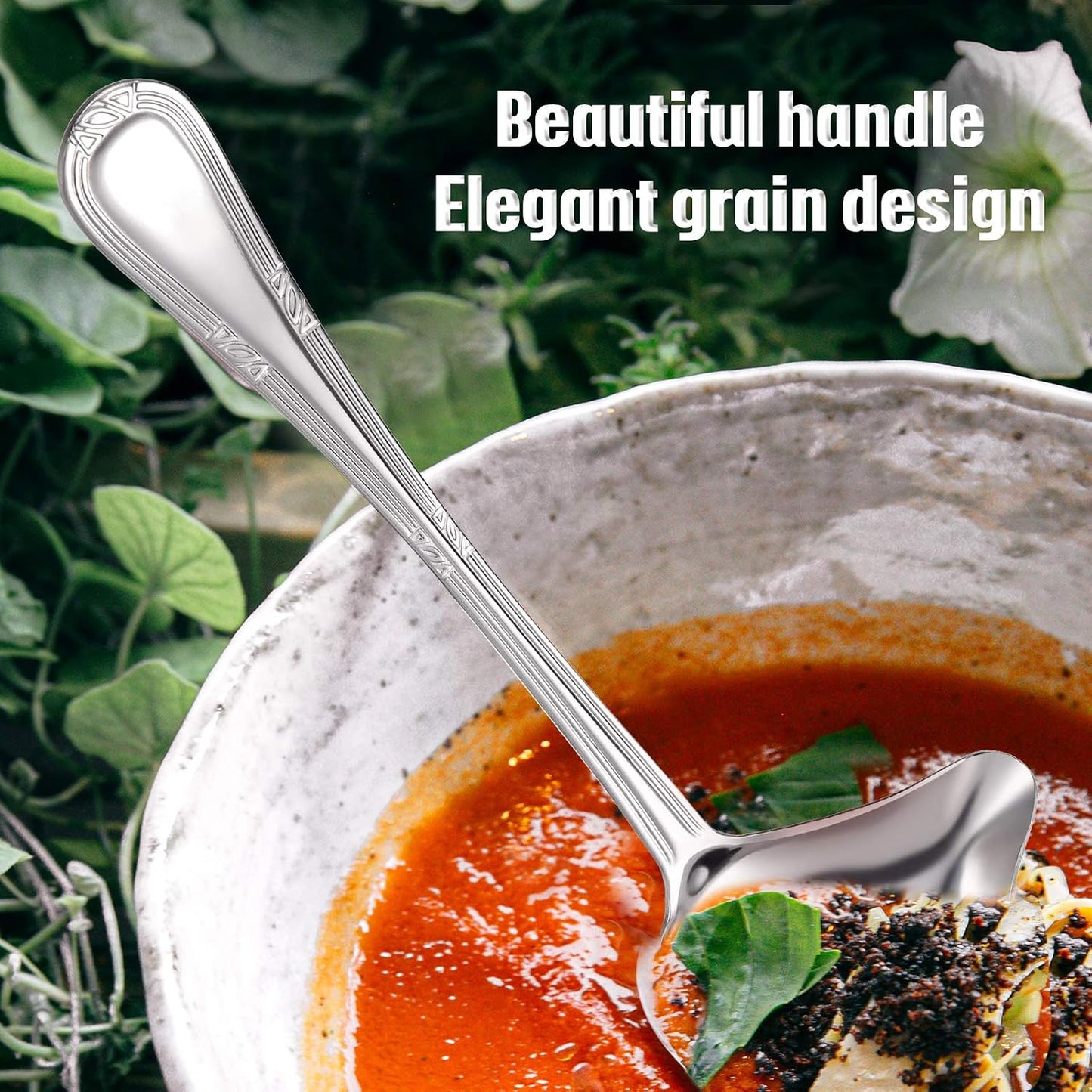 Patelai 2 Pcs Small Ladle Gravy Spoon Drizzle Spoon 1 oz Stainless Steel