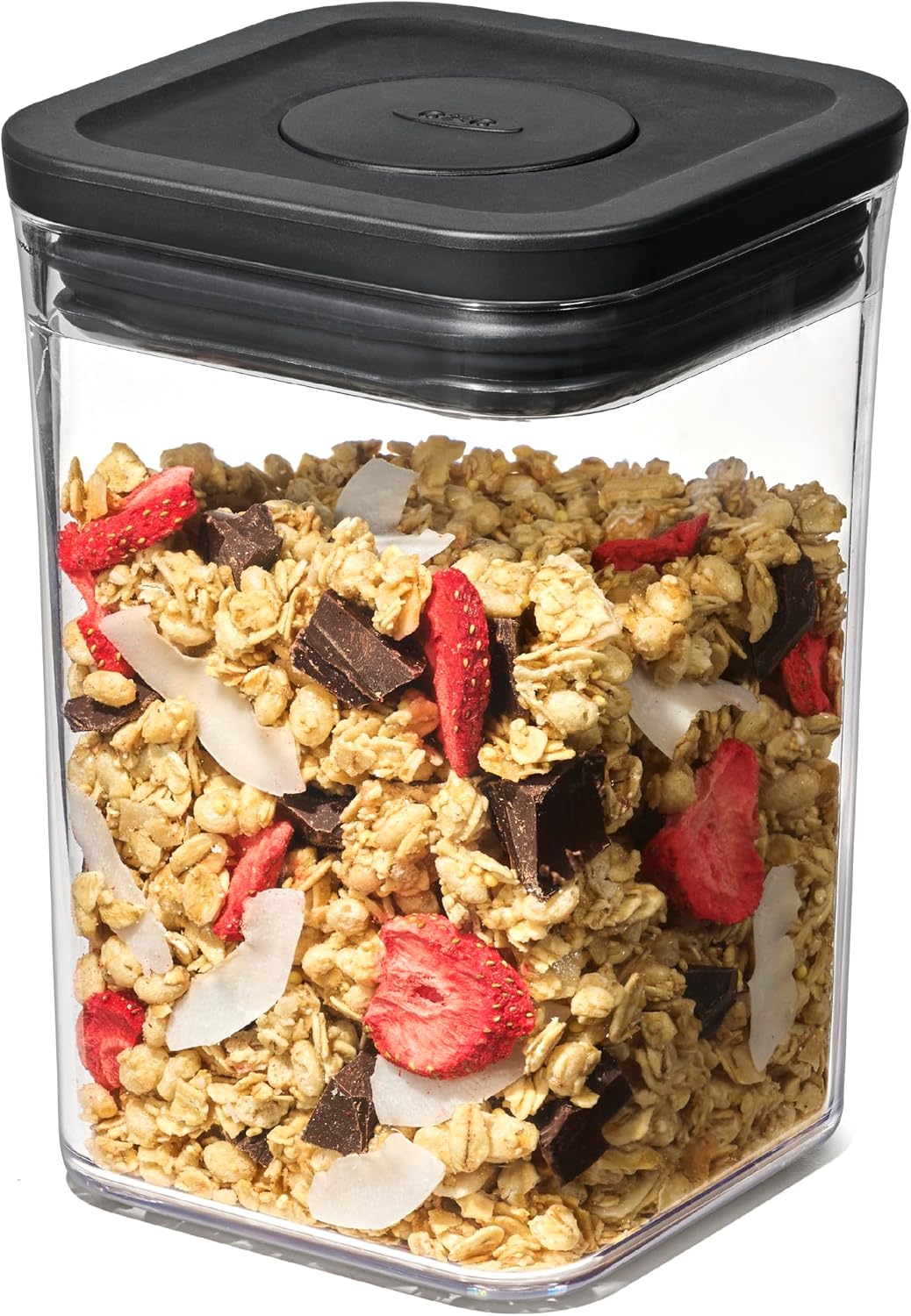 OXO Good Grips POP Container - Airtight Food Storage - Small Square Short 1.1 Qt Ideal for 1 lb of brown sugar or confectioner's sugar