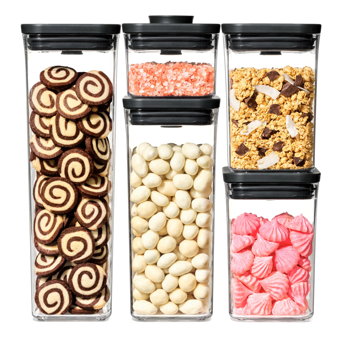 OXO Good Grips POP Airtight Food Storage Containers for Pantry, 5-Piece Set