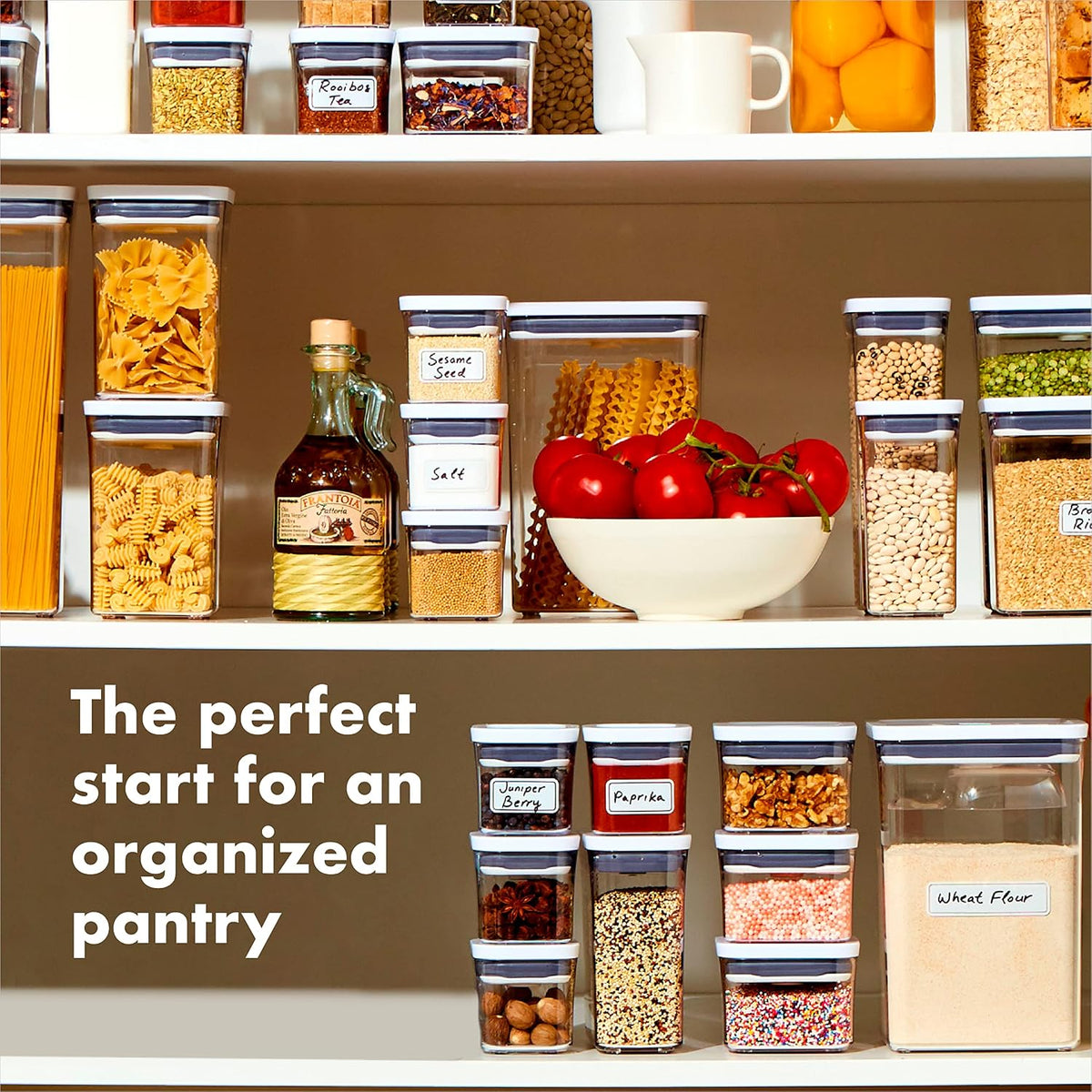OXO Good Grips POP Airtight Food Storage Containers for Pantry, 5-Piece Set